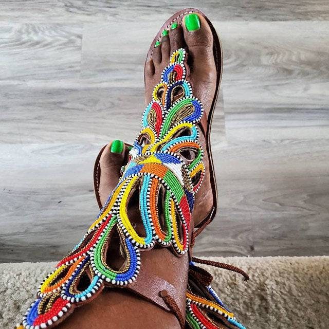 Bohemian sandals store new chic
