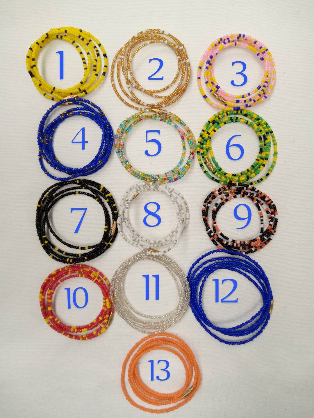 15set Beautiful Waist Beads Exotic Beads BUY 6 GET 4 FREE Etsy