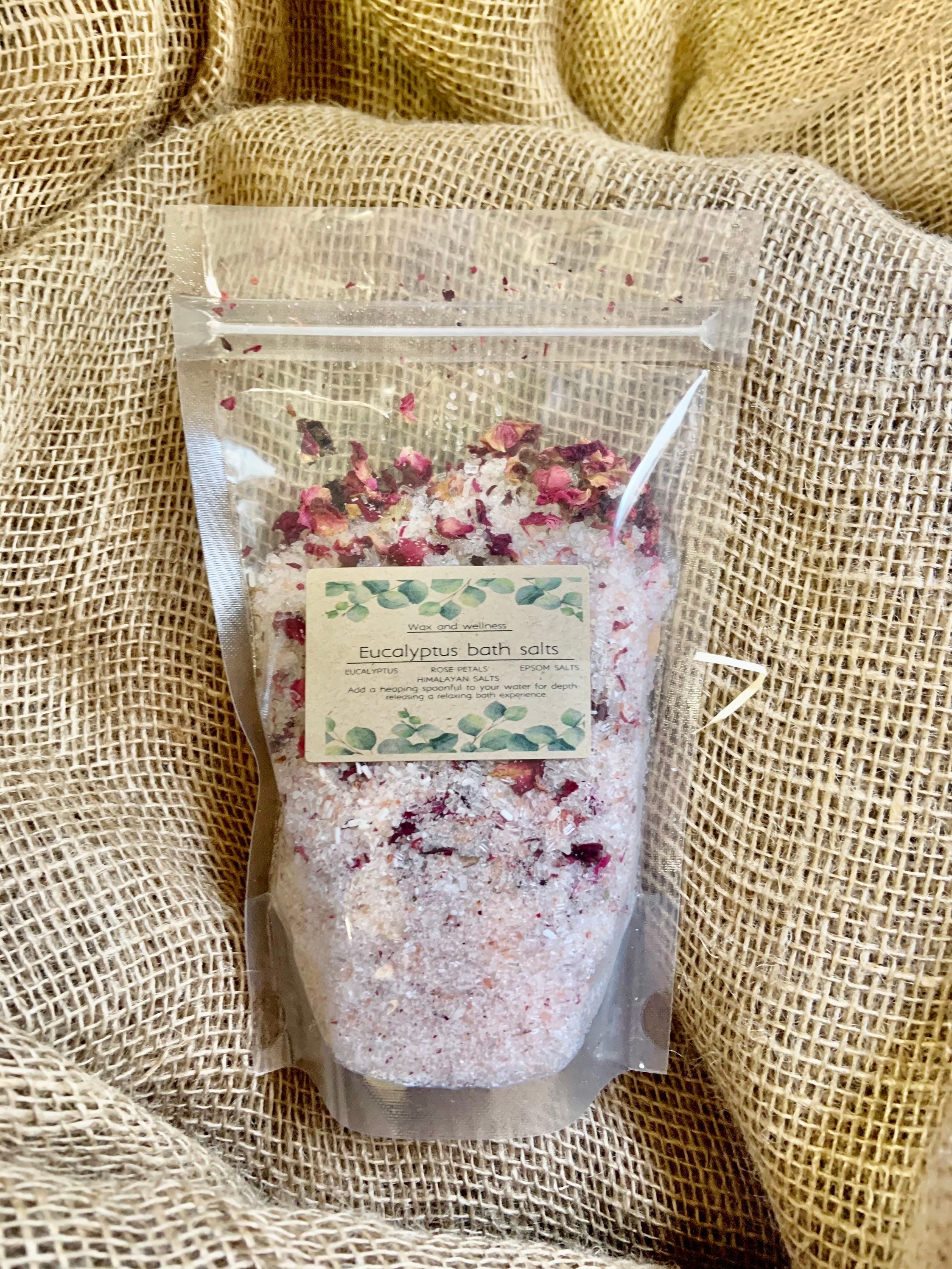 Eucalyptus bath salts Etsy