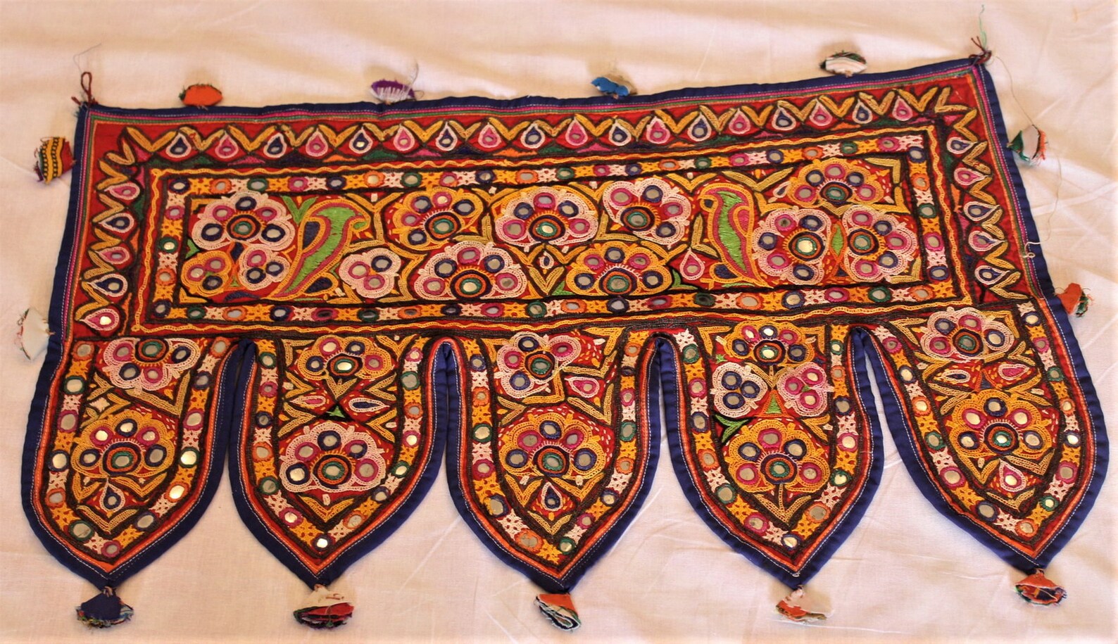 Indian Banjara Toran Rabari Ethnic Embroidery Mirror Work Etsy