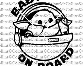 Download Child On Board Svg Etsy