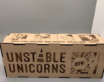 Unstable unicorn card box, NSFW edition