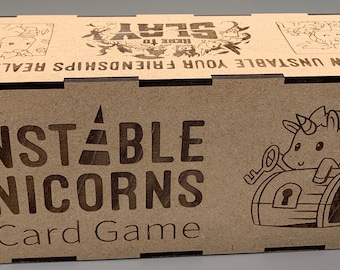 Unstable Unicorn Card Box - Etsy