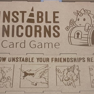 Unstable unicorn card box
