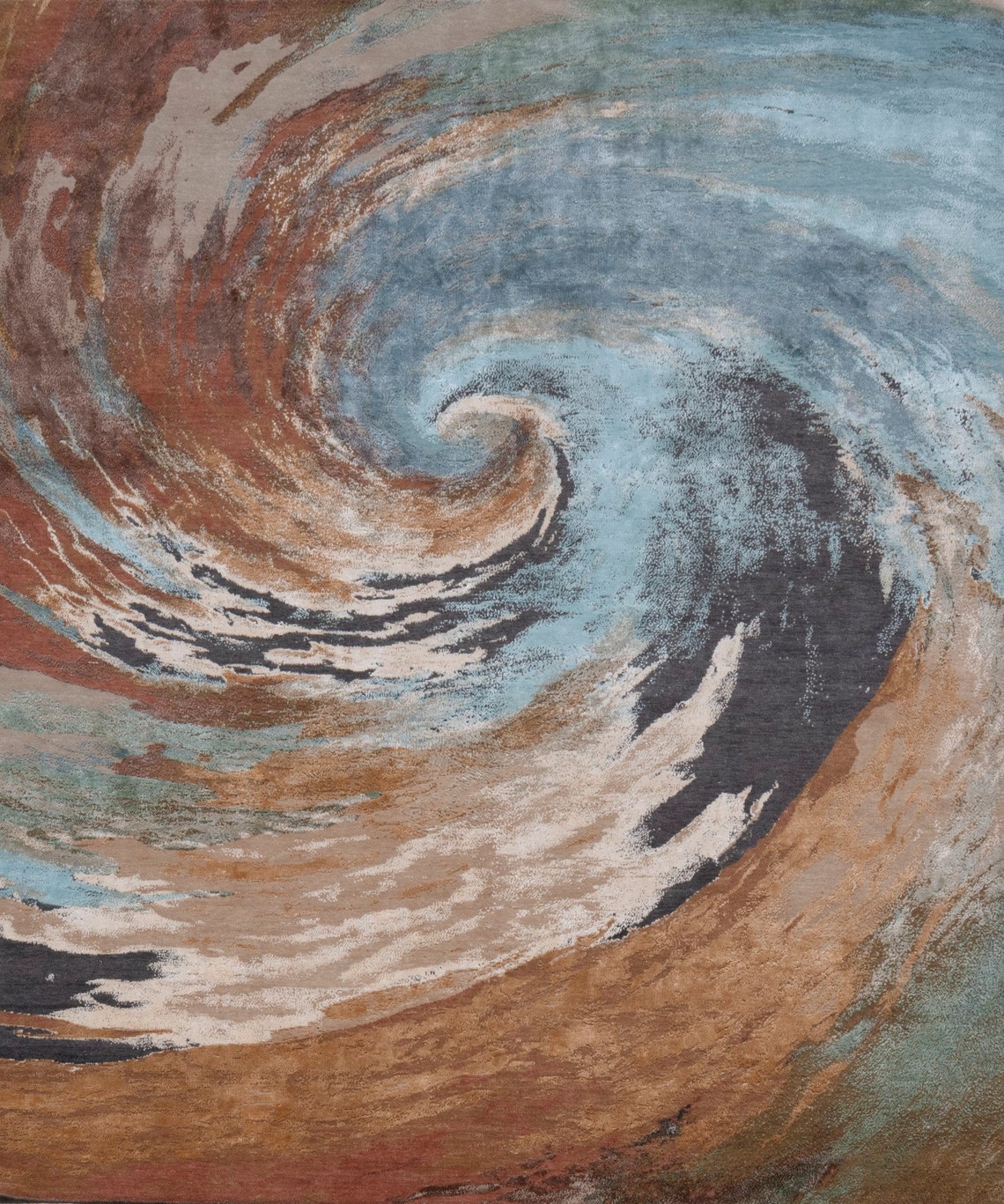 Handgemachter Wollteppich und Bambus Seidenteppich Größe | Etsy