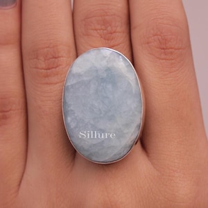 Troilite Quartz Ring - 925 Sterling Silver Ring - April Birthstone - Statement Ring - Boho Handmade Ring - Quartz Silver Jewellery