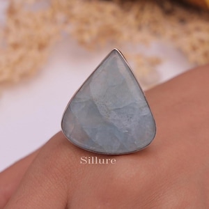 Troilite Quartz Ring - 925 Sterling Silver Ring - Statement Ring - Handmade Ring - Natural Gemstone Jewellery - Birthday Gift For Her