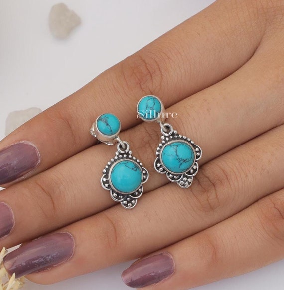 Boucles d'oreilles en argent recyclé, bijoux éthiques, clous en argent