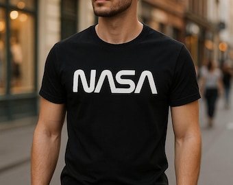 NASA T-Shirt Vintage Retro Space Logo Graphic Tee