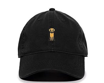 Golden Retriever Dog Baseball Cap Embroidered Cotton Adjustable Dad Hat