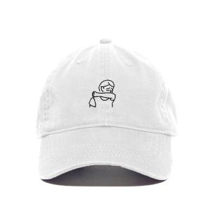 Coughing Guy Baseball Cap Embroidered Cotton Adjustable Dad Hat