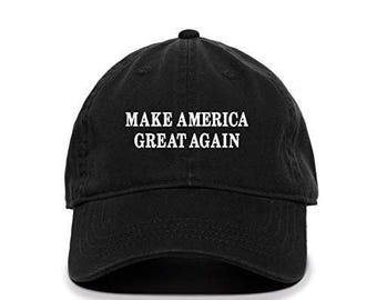 MAGA Make America Great Again Baseball Cap Embroidered Cotton Adjustable Dad Hat