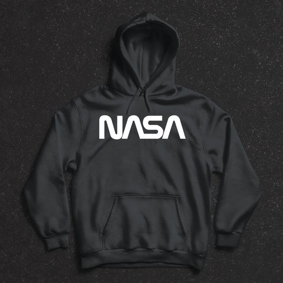 Nasa Graphic Logo Hoodie Hooded Sweatshirt | Etsy
