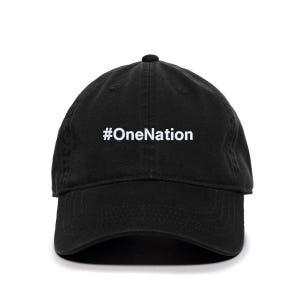 OneNation Baseball Cap Embroidered Cotton Adjustable Dad Hat