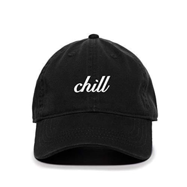 Chill Baseball Cap Embroidered Cotton Adjustable Dad Hat