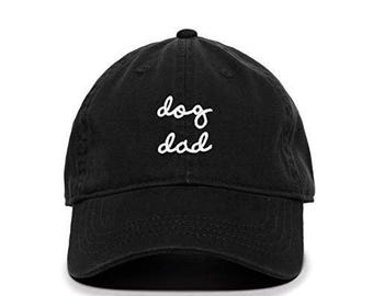 Dog Dad Baseball Cap Embroidered Cotton Adjustable Dad Hat