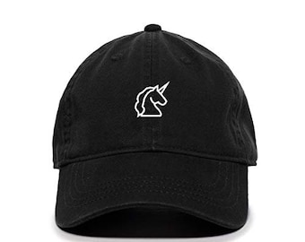 Unicorn Baseball Cap Embroidered Cotton Adjustable Dad Hat