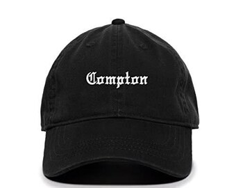 Compton Baseball Cap Embroidered Cotton Adjustable Dad Hat