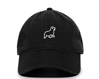 Walrus Baseball Cap Embroidered Cotton Adjustable Dad Hat