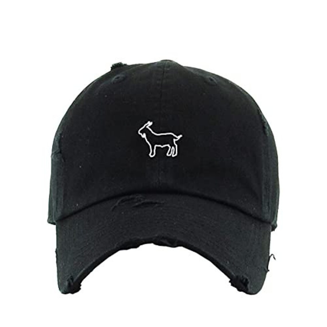 Goat Vintage Baseball Cap Embroidered Cotton Adjustable Etsy