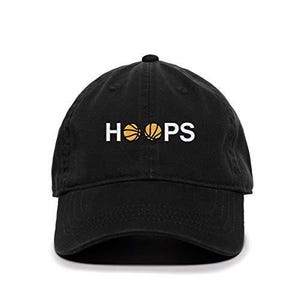 Hoops Basketball Baseball Cap Embroidered Cotton Adjustable Dad Hat