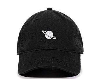 Planet Baseball Cap Embroidered Cotton Adjustable Dad Hat