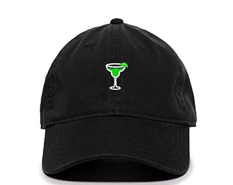 Margarita Baseball Cap Embroidered Cotton Adjustable Dad Hat