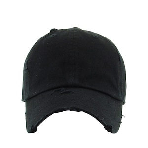 Vintage Baseball Cap Cotton Adjustable Distressed Dad Hat