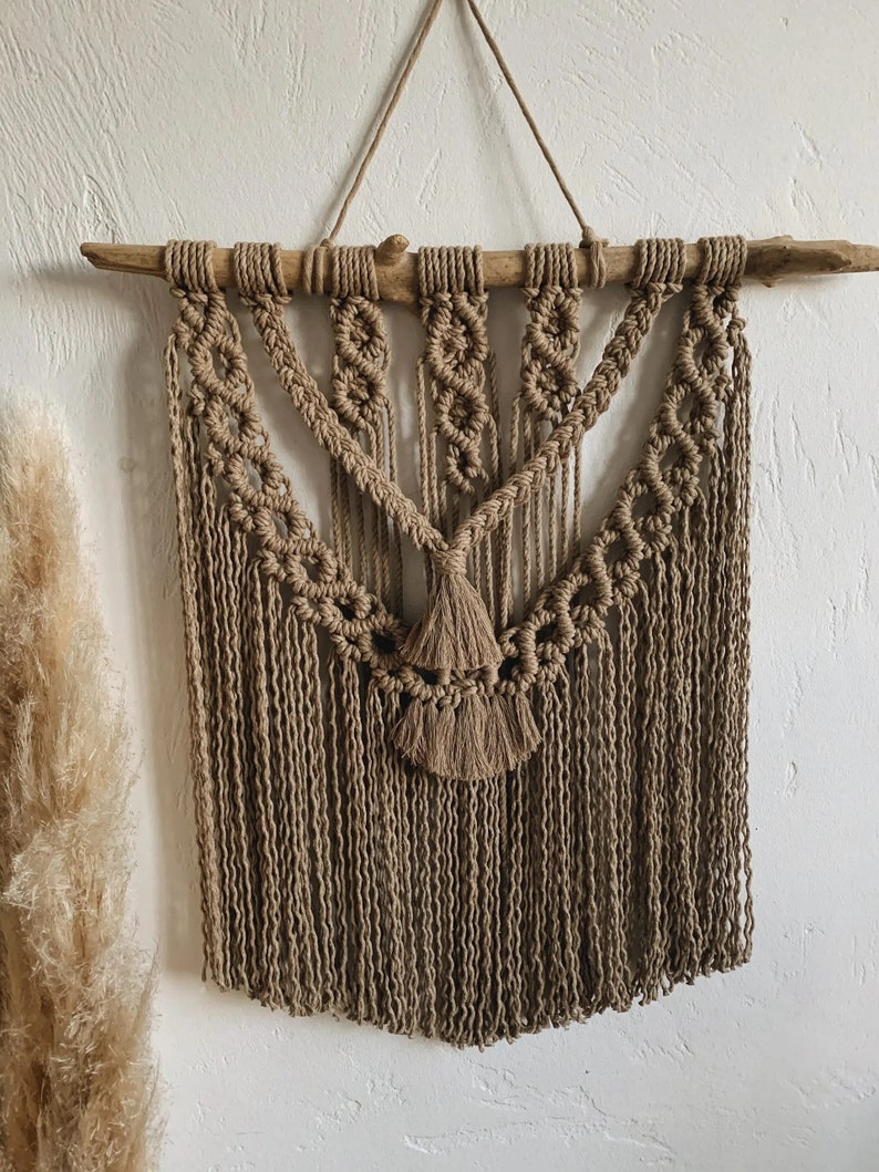 BALI macram\u00e9 wall hanging macram\u00e9 suspension macram\u00e9 decoration