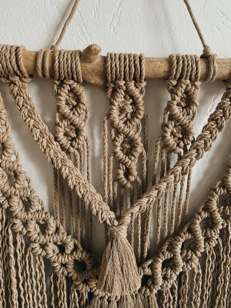 BALI macram\u00e9 wall hanging macram\u00e9 suspension macram\u00e9 decoration