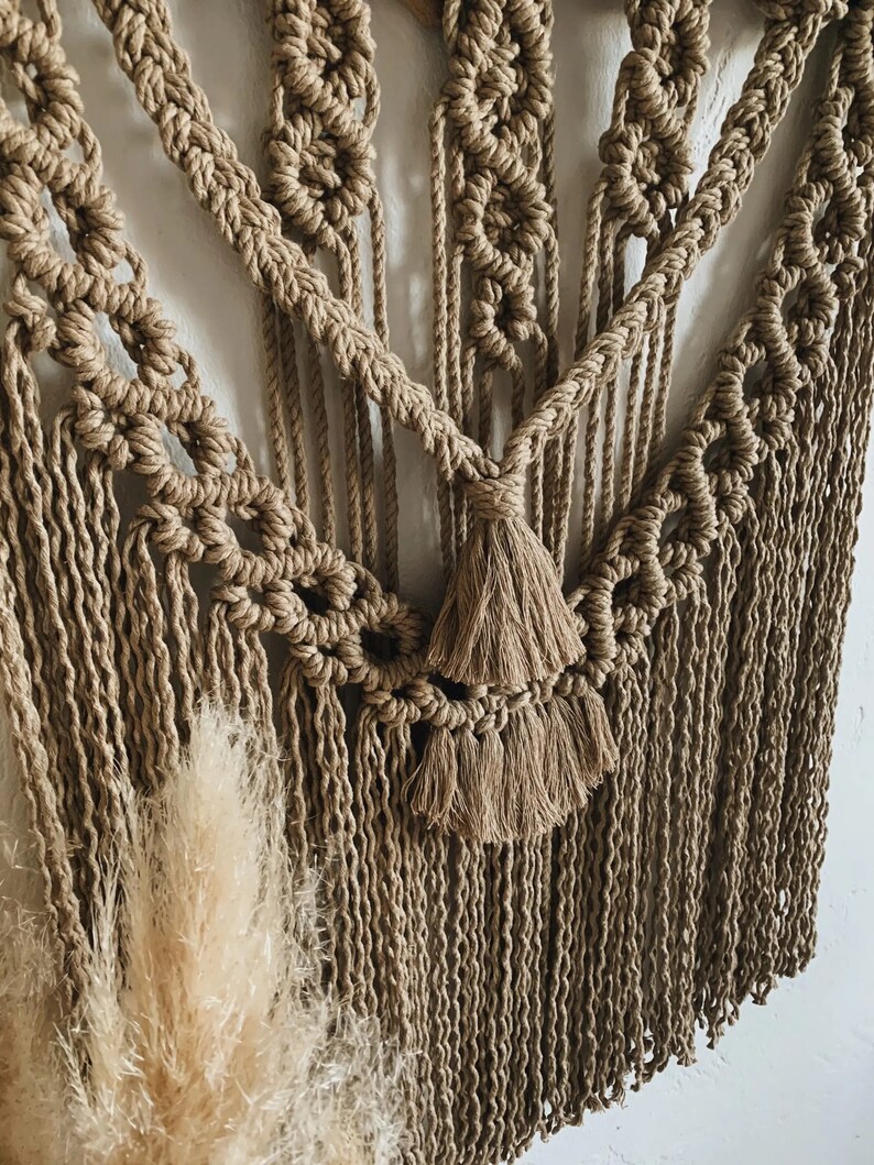 BALI macram\u00e9 wall hanging macram\u00e9 suspension macram\u00e9 decoration