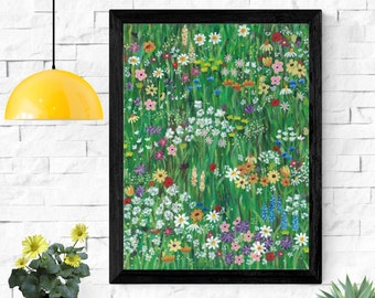 Fichier d’impression d’art Flower Field