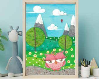 Fichier d’impression MIss Owlorie Art