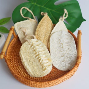 3-Pk Natural Loofah Kitchen Sponge Zero Waste Dish Sponge