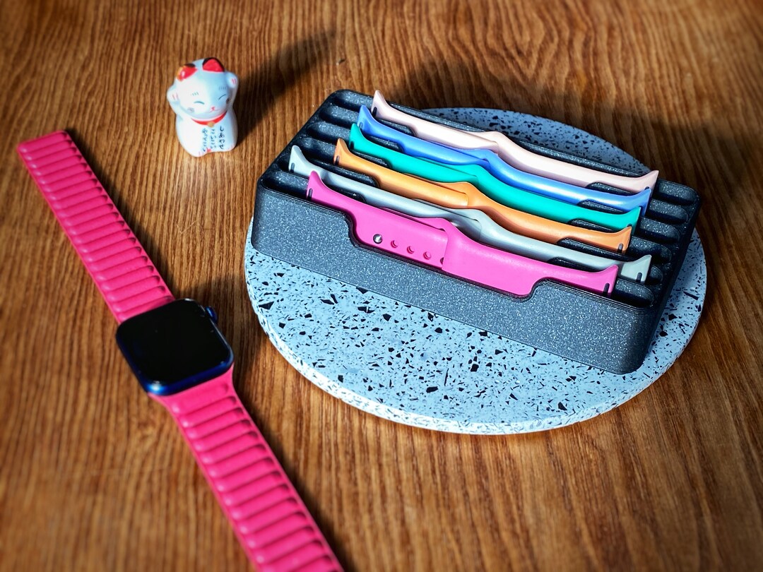 Apple Watch Band Holder/stand Fits 6x Straps Custom Made & 3D Printed