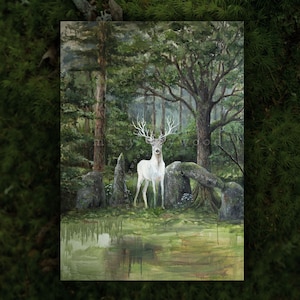 Karte – Spirit of the Forest – witchy Kunstdruck auf nachhaltigem Papier
