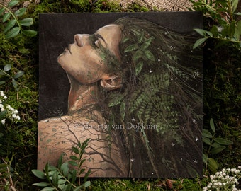 Poster - Earth Goddess - fantasy art printed on sustainable paper