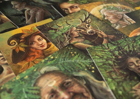 Mystery misprint art print pack - Witchy art prints blind set