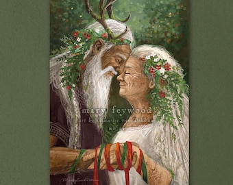 Kunstdruck - Beltane - Handfasting May Love