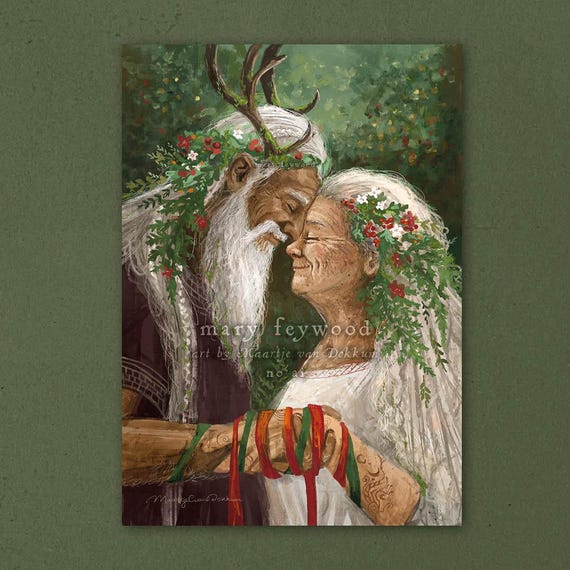Art print - Beltane - Handfasting May Love