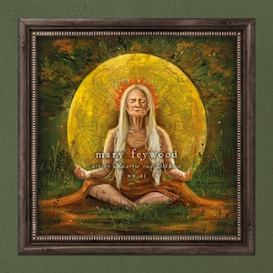 Poster - Autumn/Mabon Meditation - Fantasy Kunst gedruckt auf nachhaltigem Papier