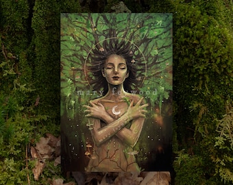 Impressão artística - Dríade do Amor-Próprio - Papel ecológico