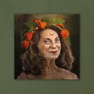 Carta in edizione limitata - Madre Mabon - stampa artistica stregata su carta sostenibile di Mary Feywood