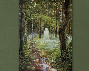 Card - Het Witte Wief - witchy art print on sustainable paper