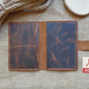 Patrón Cartera Pasaporte de Piel / Formato A4+ Carta / Plantilla Cartera de Viaje de Piel Con VIDEO TUTORIAL
