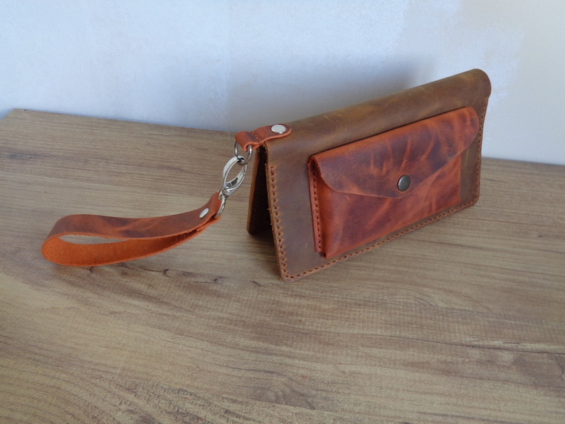Leather Clutch Wallet PDF Pattern Digital Leather Template Etsy