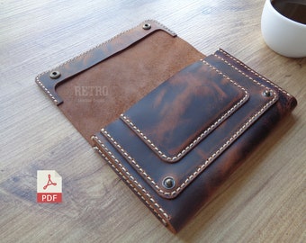 Motif de sac banane en cuir pour smartphone | Étui de téléphone en cuir bricolage | Portefeuille pour téléphone DIY PDF | Ceinture pour téléphone portable | Étui pour smartphone | Tutoriel vidéo