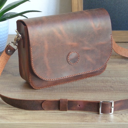 Leather Saddle Bag Crossbody Bag PDF Pattern DIY Etsy