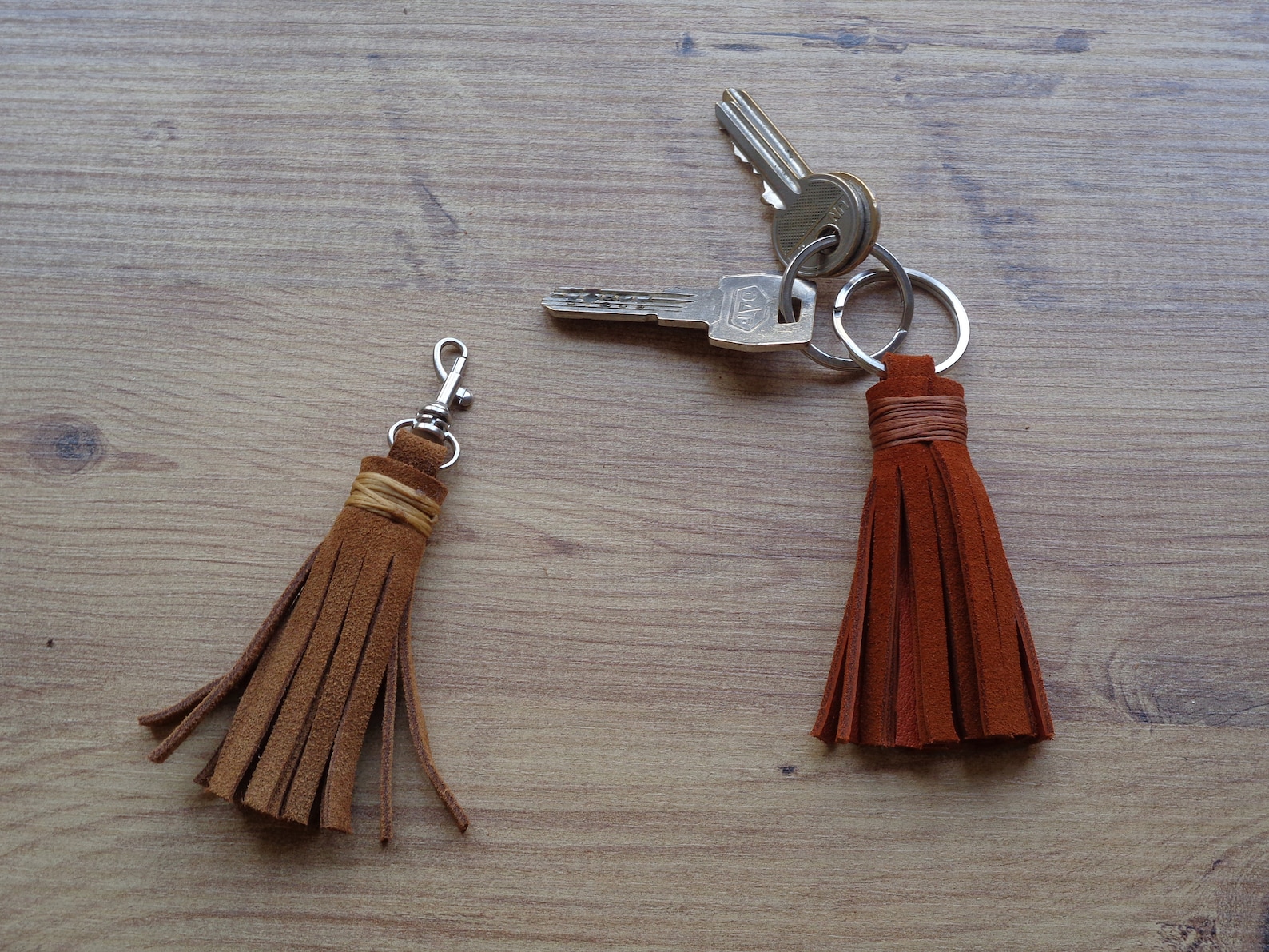 Leather Tassel PDF Pattern Leather Keychain Template Diy Etsy