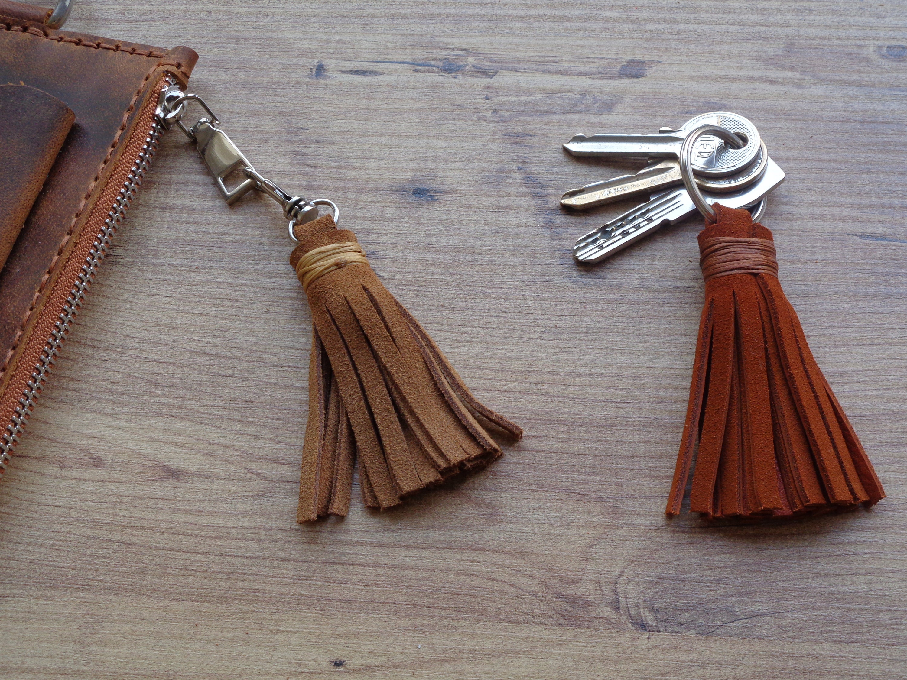 Leather Tassel PDF Pattern Leather Keychain Template Diy Etsy